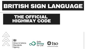 BSL The Official Highway Code: Vehicle markings