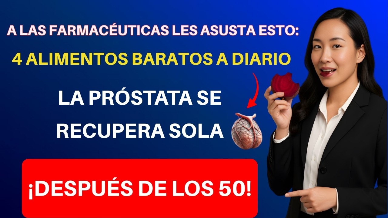 Mayores de 50: coman estos 4 alimentos diarios y miren qué pasa con su próstata en 30 días
