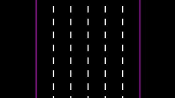 ROAD.BAS - GW-BASIC, 2D overhead road animation via palette