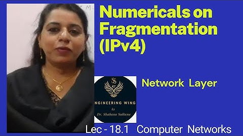 Lec18.1- Numericals on Fragmentation (IPv4) I Computer Networks