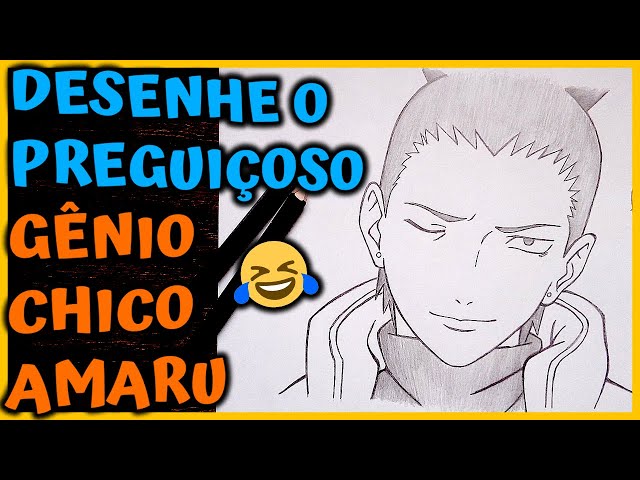 Leo Desenhista on X: Quer aprender a desenhar o Kakashi com e sem