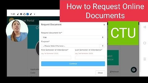How To Request Online Documents CTU || Requesting My Documents in my previous School