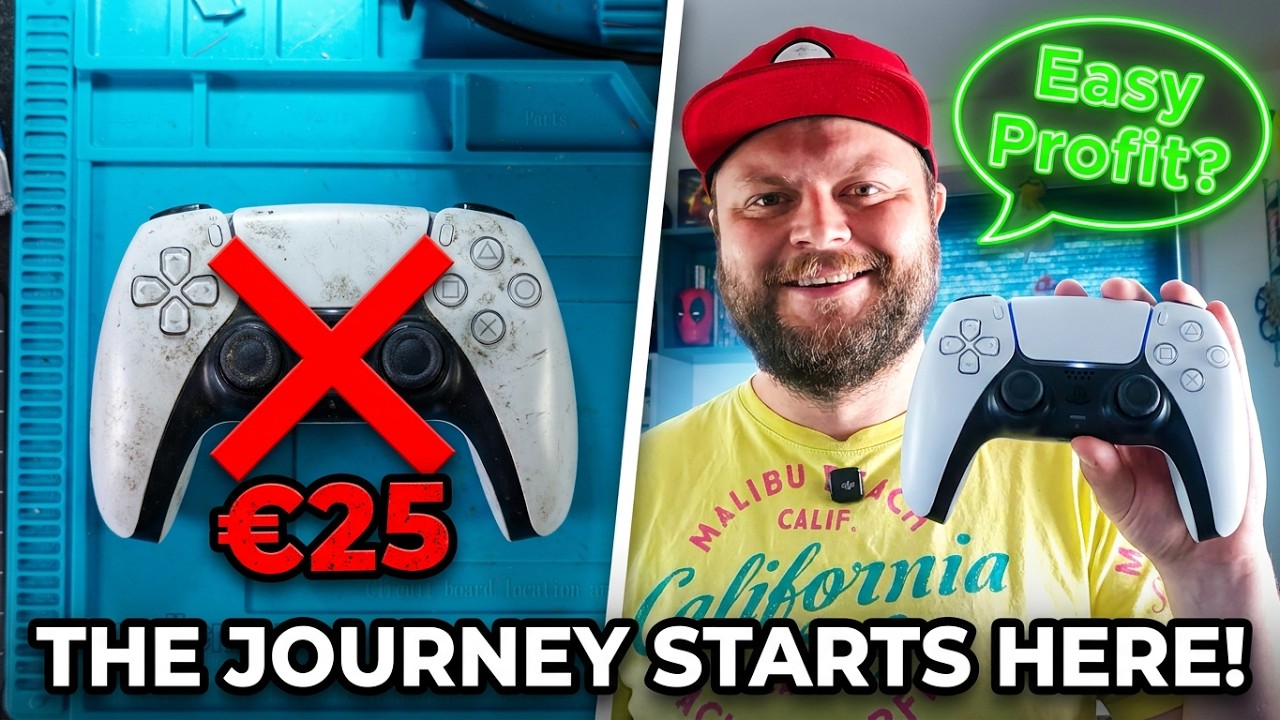 Tuggs & Tears Ep01 - Fixing Sony PS5 Controller to Make Easy Money? #stickdrift