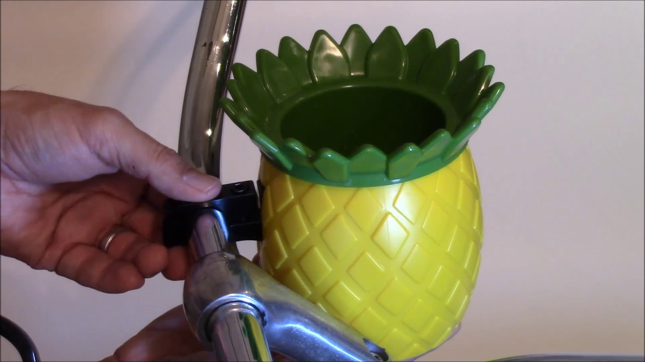 How To Install Your Pineapple Bike Cup Holder To Your Handlebar YouTube