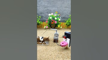 (DIY) mini motor water pump project mini meking video # 375