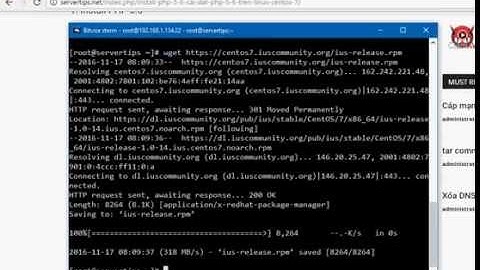 Install PHP 5.6 | Cài Đặt PHP 5.6 trên Linux CentOS 7