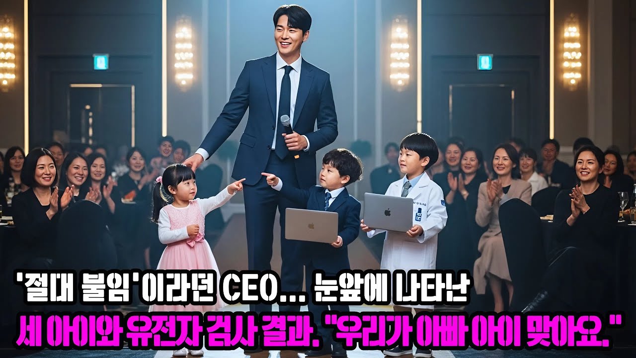 '절대 불임'이라던 CEO... 눈앞에 나타난 세 아이와 유전자 검사 결과. 