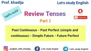 مراجعة دروس (Review tenses (part 2