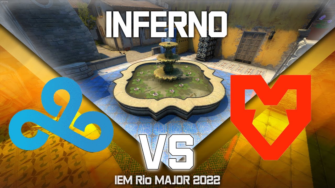 MOUZ vs Cloud9 - INFERNO (map 1) - IEM Rio Major 2022  CSGO  HIGHLIGHTS