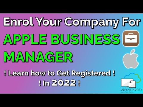 How to Register for Apple Business Manager #apple #mdm #iphone