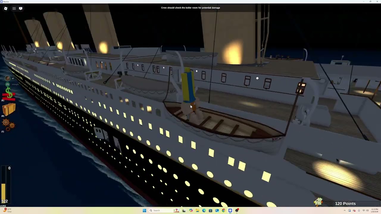 WE WERE ON THE TITANIC!!!