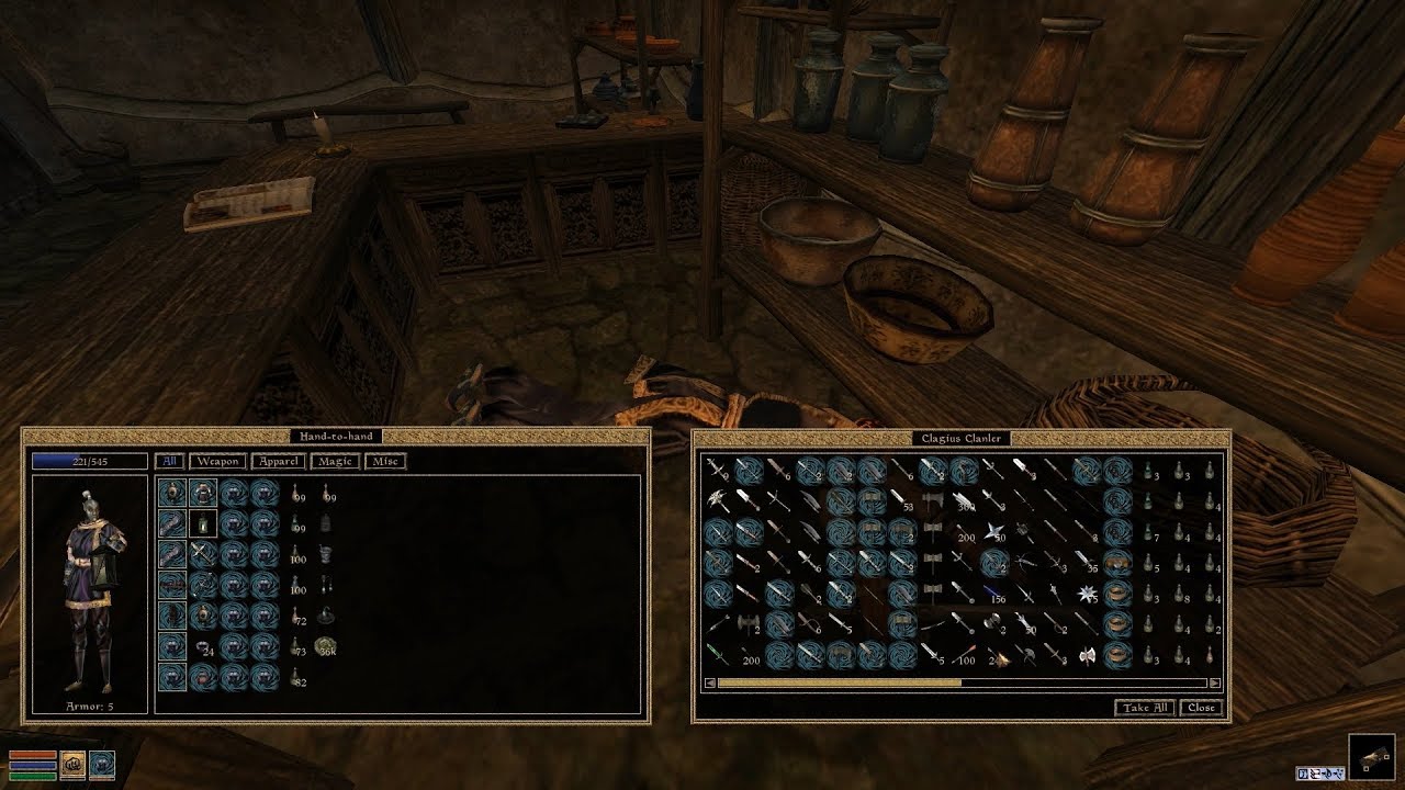 Morrowind Pickpocketing Without Sneak Skill Youtube