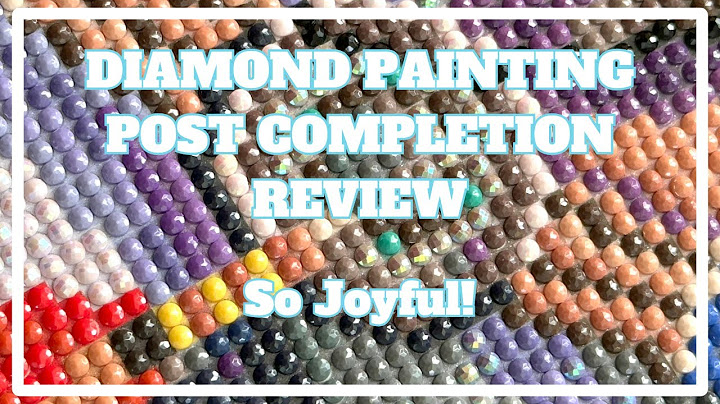 I Absolutely Flew Through This One! | Diamond Painting Post Completion Review
