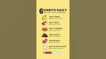 Daily Habits That Will Change Your Life #healthylifestyle