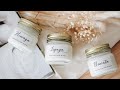 DIY Scented Candles | Perfect for gift or business
