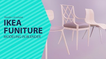 modeling ikea furniture collection in blender architecture assets part 3