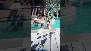 Ngajarin Adek Dafa Renang