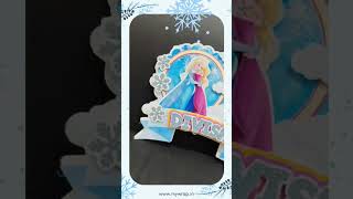 Frozen Custom Cake Topper #frozen  #frozenparty  #cakedecorating #customized #diy  #customtoppers