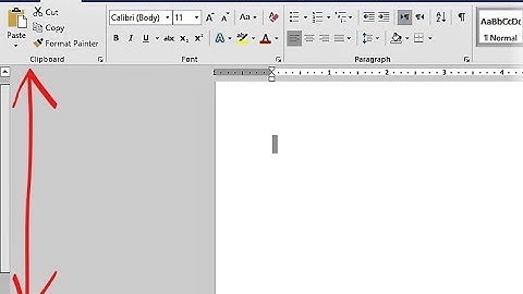 How to Change MS Word Scroll Bar Left to Right / Right to Left