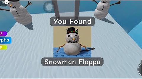 VRG / HOW TO GET SNOWMAN FLOPPA / FLOPPA MORPHS / SNOW MAP / ROBLOX