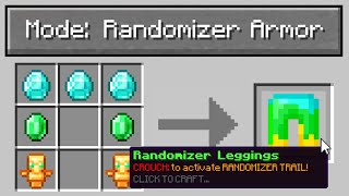 Minecraft UHC but you can craft Randomizer Armor..