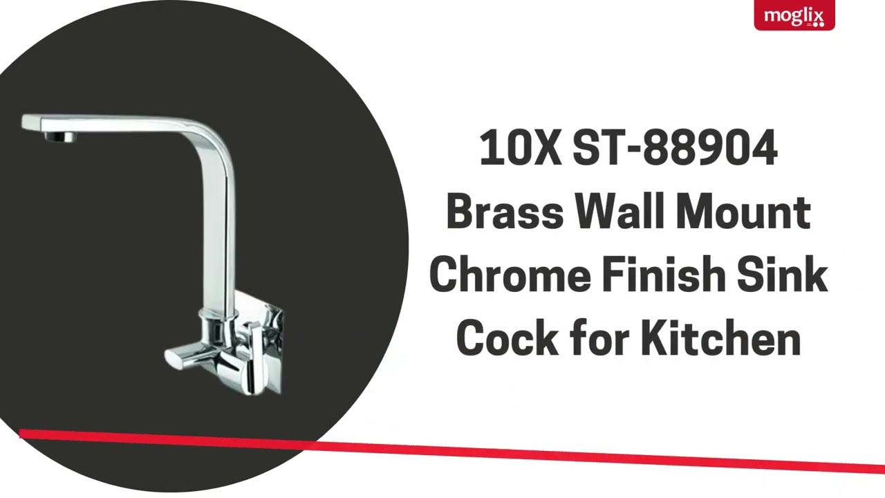 Revitalize Your Kitchen with This Sleek Brass Wall Mount Sink Cock! Prepare to Be Amazed!
