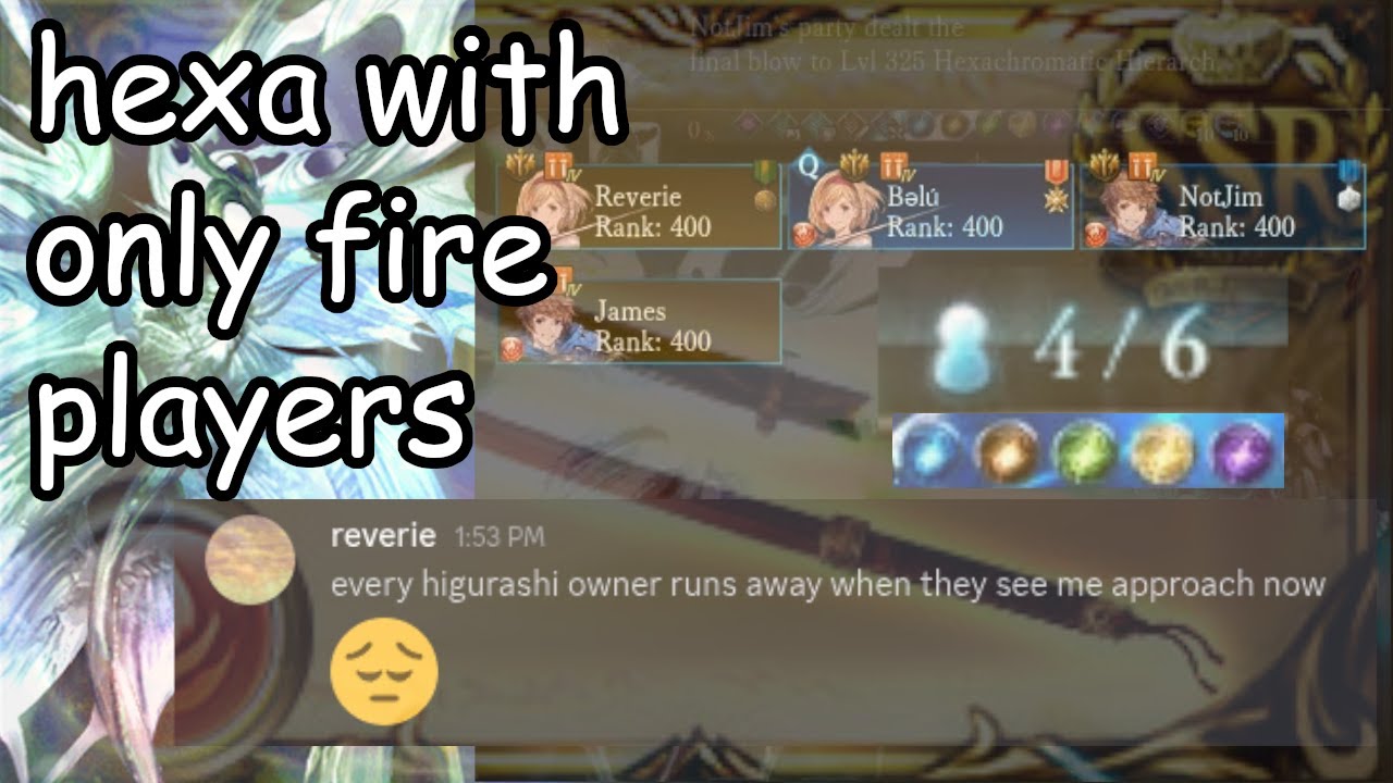 Hexa With Only Fire Players / 天元 火 5玉 4人