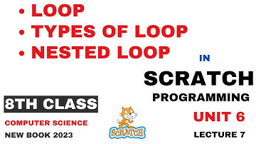 loop in scratch programming | scratch editor tutorial | class 8 computer chapter 6 | scratch loop