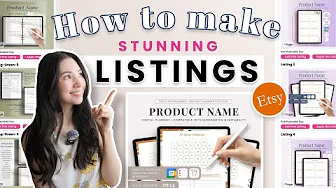 How to Create Stunning Etsy Listing Photo Mockups for Digital Products!