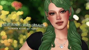 vivienne veggie *creating my legacy founder* 🥦 | the sims 4: create a sim