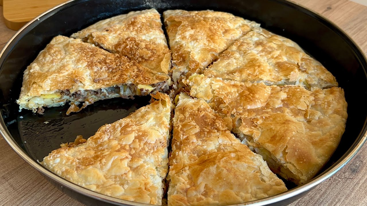Специально для тех, кто не может открыть тесто! Очень легкий и хрустящий бёрек