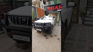 Indias First White Scorpion With Prad4x4 Metal Bumper  scorpion prad44 metalbumper offroad4x4