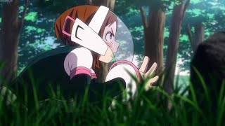 Uraraka and  Hanta sero vs nine fight (dub) | My hero academia