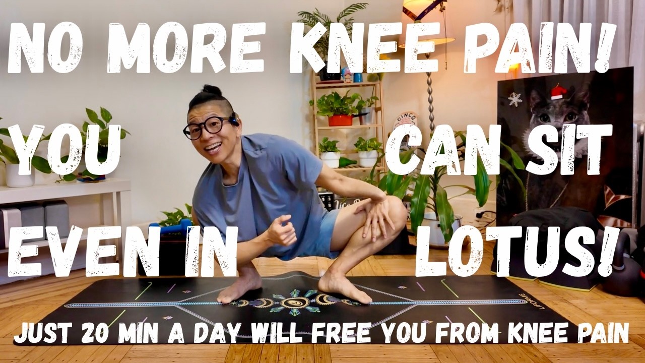 How to Sit Tall in Lotus, Kneeling & on the Floor (Without Knee Pain)