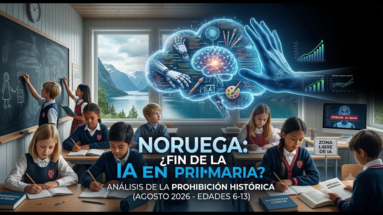 Noruega prohíbe la IA en escuelas primarias: ¿el futuro de la educación?