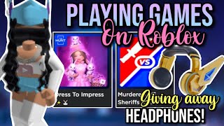 Playing Roblox | Dress To Impress, Murder Mystery 2 and More The Hunt