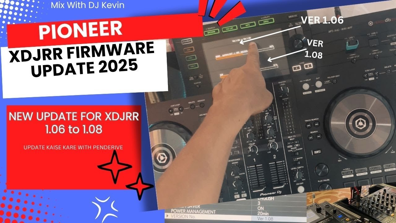 XDJ-RR Firmware Update Guide (1.06 to 1.08) 2025- Works for All XDJ ...