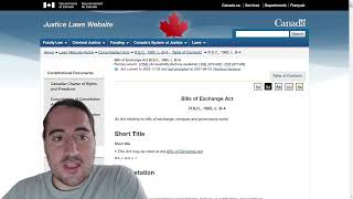 Reading The Bills of Exchange Act 1985 (Part 1)