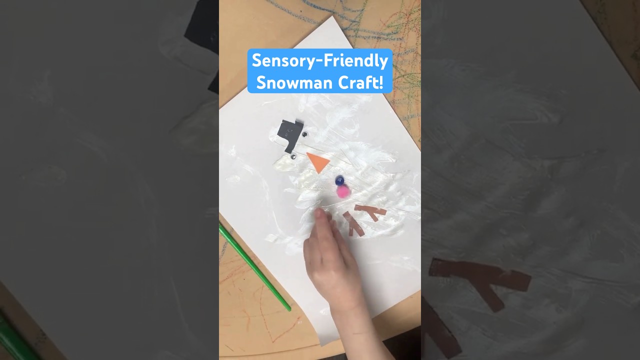 Sensory-Friendly Snowman Craft 