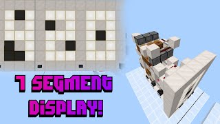 Tiny Bedrock Edition 7 Segment Display [4x9x8]