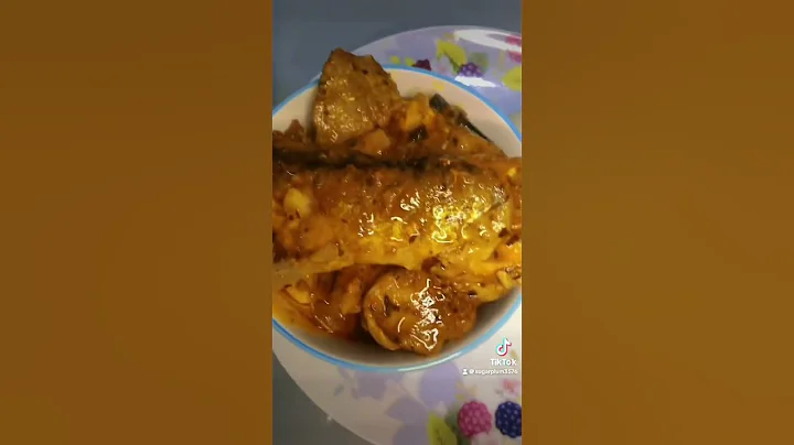 Banga soup with pounded yam #Nigerianfood#Africanfood