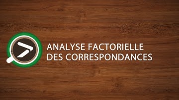 #15 Analyse Factorielle des Correspondances dans Excel avec XLSTAT