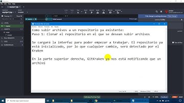 Subir un archivo(o varios) usando GitKraken y GitLab con repositorio remoto clonado