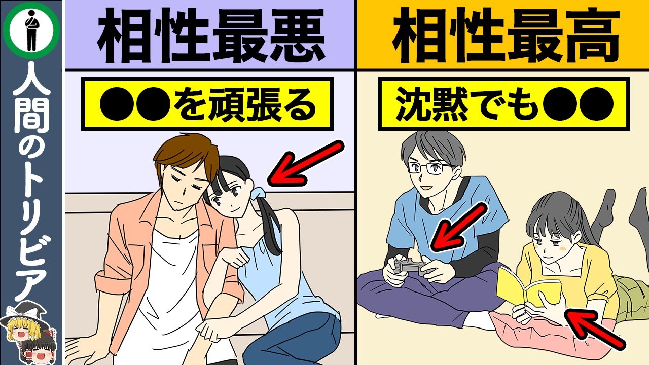 【相性診断】あなたにとって相性が良い人と悪い人の違い