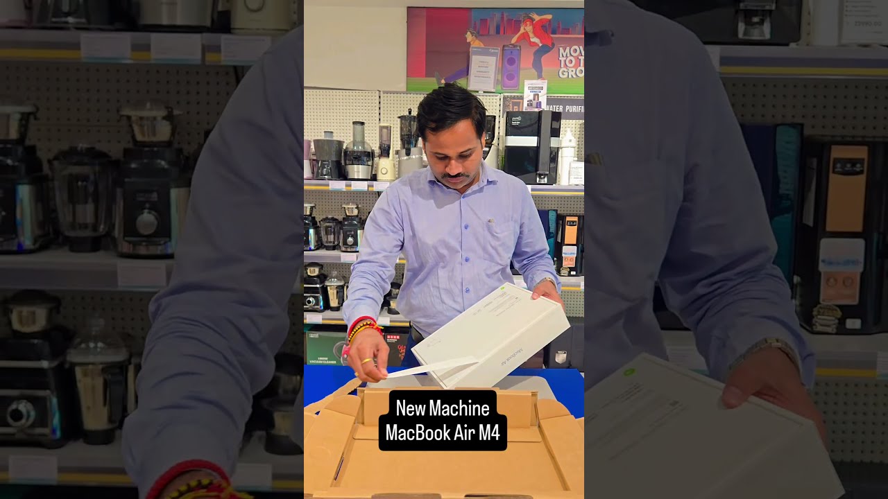 My New Machine MacBook Air M4 Is Here Apple Macbook Trending Reels Viralvideo Reel