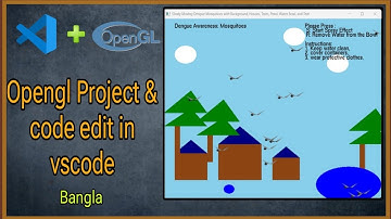 Computer Graphics OpenGL Mini Project Bangla || Computer Graphics using OpenGL and GLUT Bangla