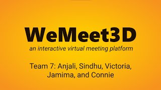 WeMeet3D | Final Project Video - Team 7 - EECS 582