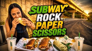 Subway Rock Paper Scissors 🤩😋!