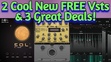 New FREE VSTs & Deals - Sonible, Izotope, SSL, Dawesome (Sol, Insight 2, Smart Comp 3, SpringVerb)