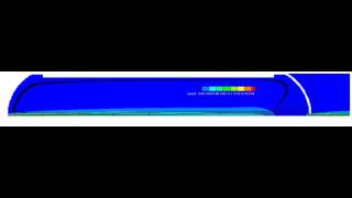 Flow in a tube with cylindrical streamfunction-vorticity method